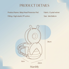 Bee Baby Head Protector Backpack